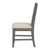 TREXM 6-piece Retro Dining Set, Minimalist Dining Table and 4 upholstered chairs & 1 bench with a shelf for Dining Room(Dark Gray)