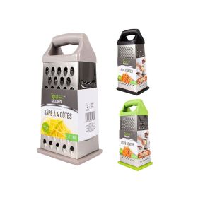 Stainless Steel Cheese Grater 9in 4 Sides (Option: Random)