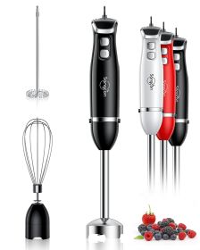 Immersion Blender Handheld (Color: Black)