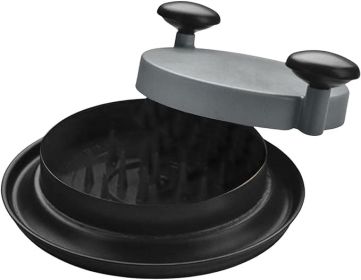 Chicken Shredder Meat Shredder Tool With Handles And Non-Skid Base (Color: Black)